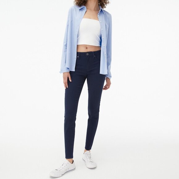 AEROPOSTALE Seriously Stretchy Skinny Ankle High-Rise Jegging - Navy, Sz 2 Short - Picture 13 of 15